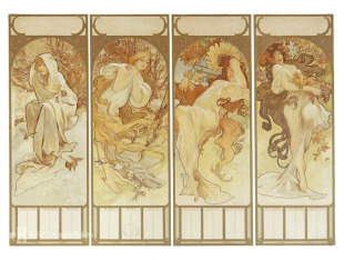 Plakát - Alfons Mucha: CHOCOLAT MASSON