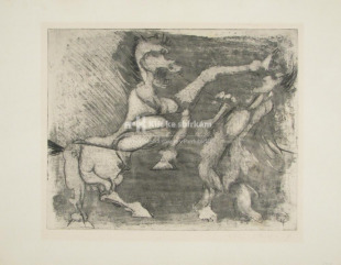 Zápas Hérakla s Diomedovým koněm