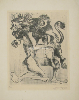 Zápas Herakla s kythaironským lvem